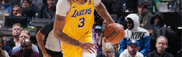 体育直播-詹姆斯缺阵戴维斯独木难支 湖人季中赛后继续陨落